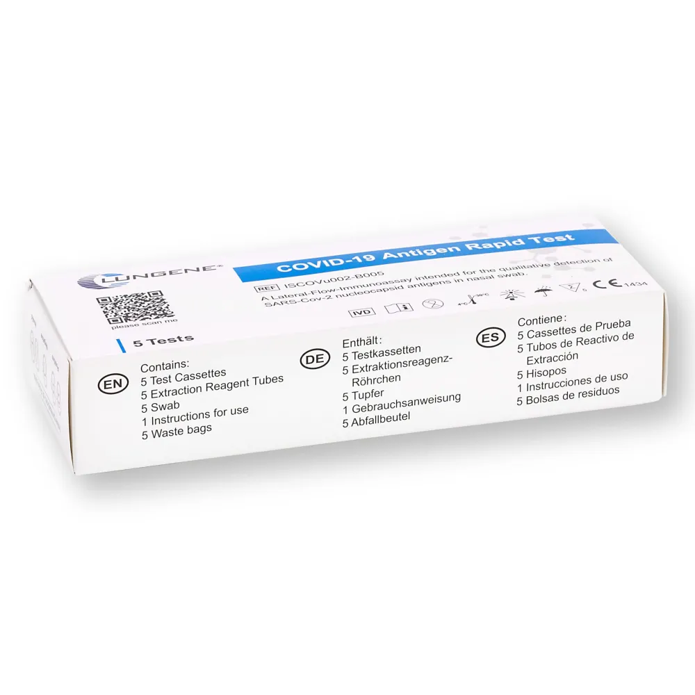 ® LAIEN Antigen Test - COVID-19 Schnelltest (Nasal Swab) - CE 1434 (5 Stück)>CLUNGENE Sale