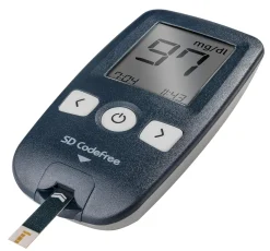 CodeFree Blutzuckermessgerät Set mit Teststreifen, Diabetes-Set mg/dL| Online