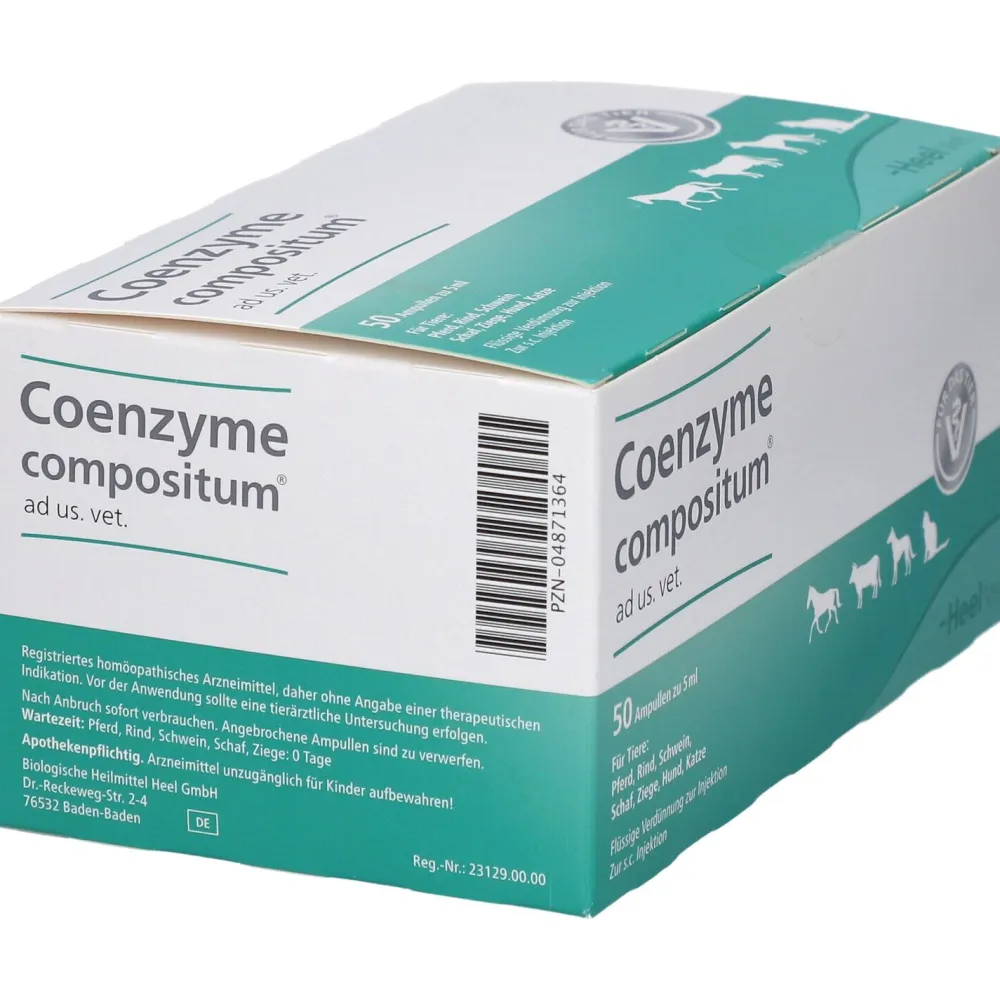 Coenzyme compositum ad us. vet.| Clearance