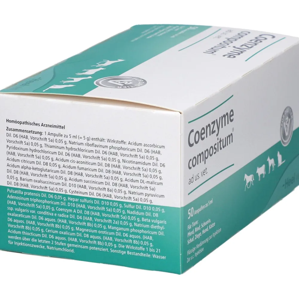 Coenzyme compositum ad us. vet.| Clearance