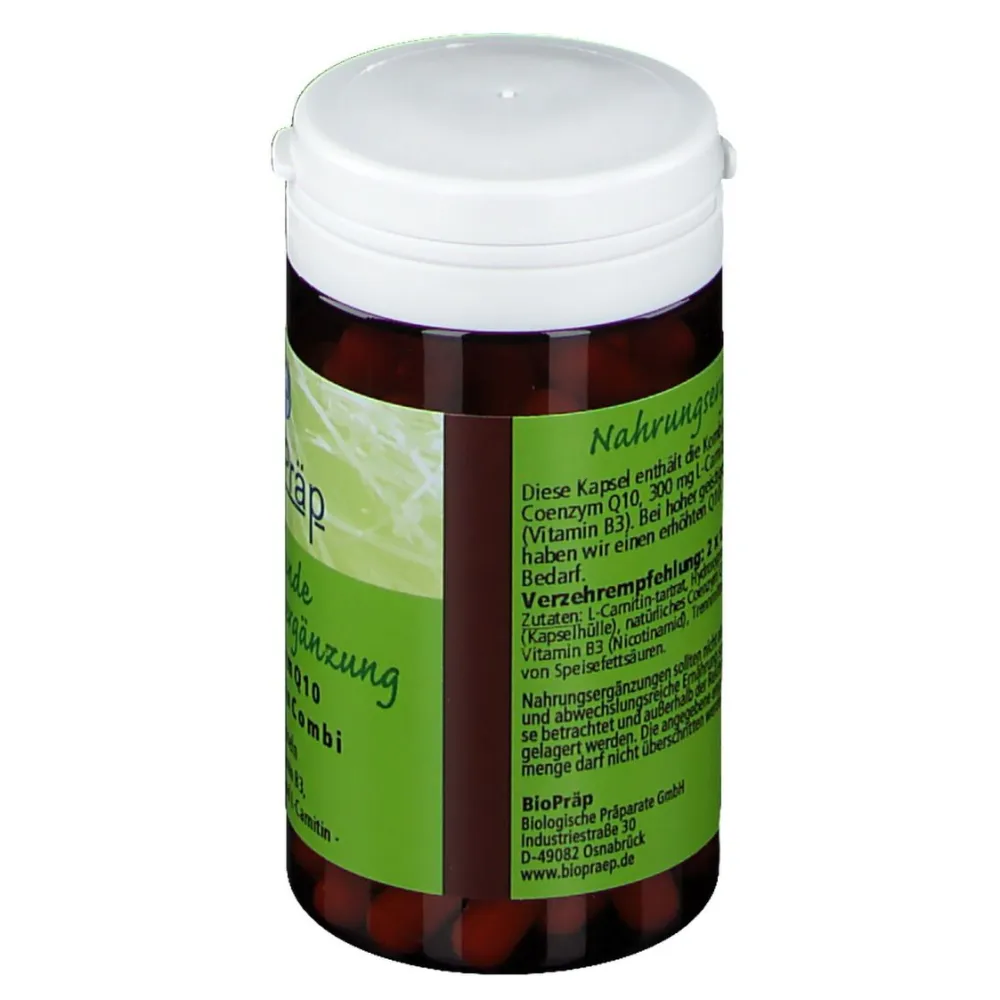 COENZYM Q10 L Carnitin Combi 30mg + 180mg Kapseln>