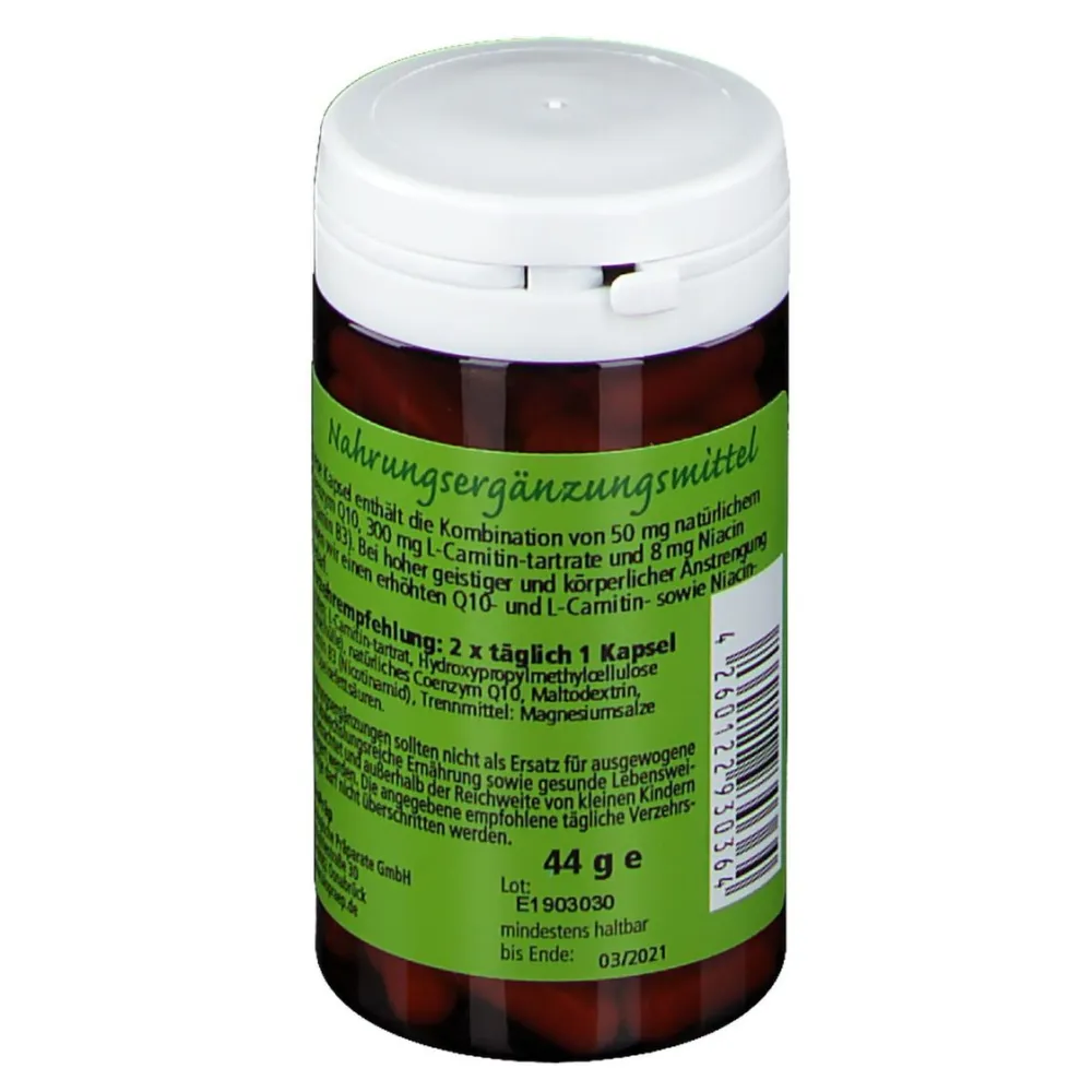 COENZYM Q10 L Carnitin Combi 30mg + 180mg Kapseln>