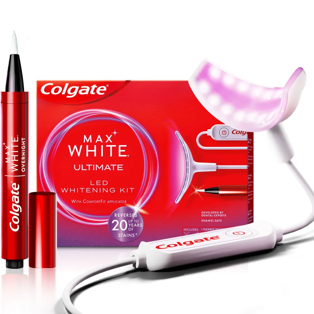 ® Max White Ultimate LED-Whitening-Kit mit KomfortFit-Adapter|Colgate