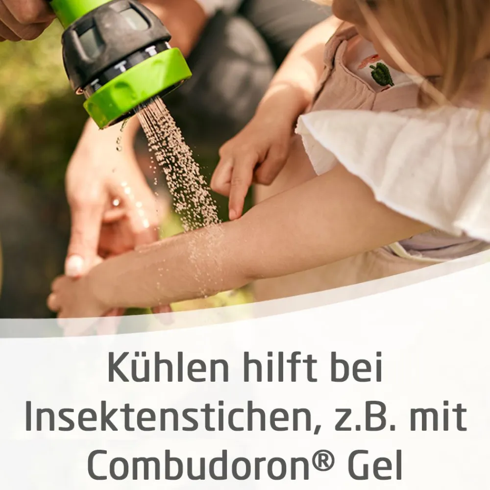 Combudoron® Gel kühlt & lindert Schmerzen bei Insektenstichen, Sonnenbrand & leichten Verbrennungen>WELEDA Discount