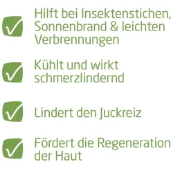 Combudoron® Gel kühlt & lindert Schmerzen bei Insektenstichen, Sonnenbrand & leichten Verbrennungen|WELEDA Best