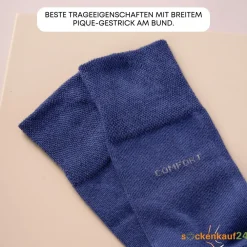 Comfort Diabetiker Socken mit Komfortbund ohne Gummi|sockenkauf24 Sale