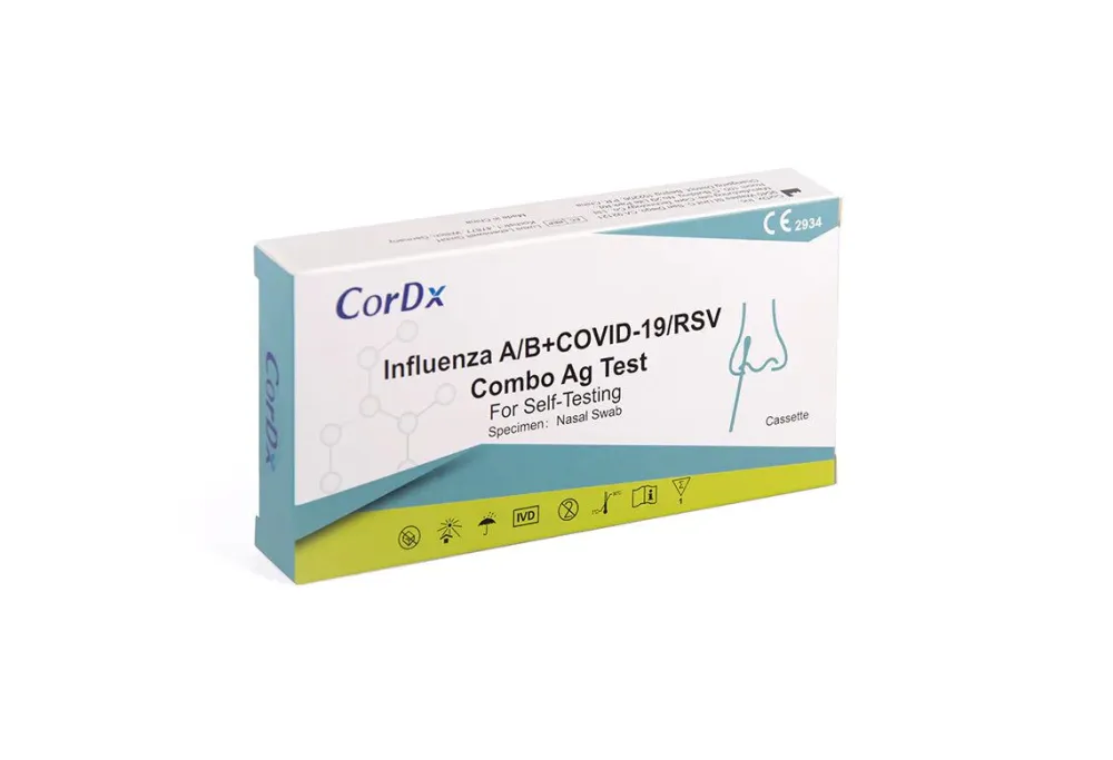 4 in 1 Kombi-Test RSV Viren + Corona COVID-19 + Influenza A + B>CorDx Outlet