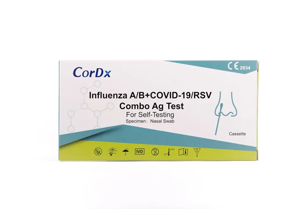 4 in 1 Kombi-Test RSV Viren + Corona COVID-19 + Influenza A + B>CorDx Outlet