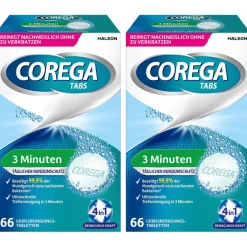 Corega TABS 3 Minuten, für herausnehmbaren Zahnersatz/ dritte Zähne> New