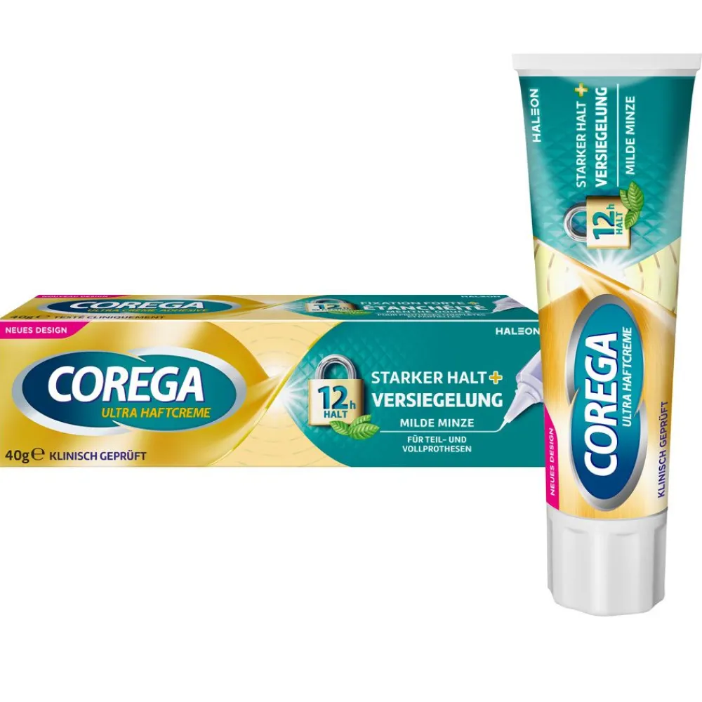 Ultra Haftcreme Starker Halt + Versiegelung|COREGA