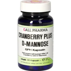 CRANBERRY PLUS D-MANNOSE>Gall Pharma New