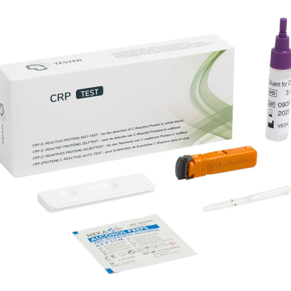 CRP Schnelltest - CRP Test - CRP Test für Zuhause - Selbsttest - The>TESTER New