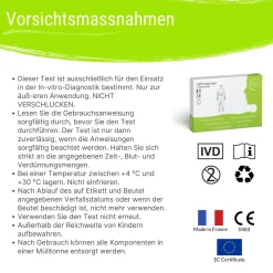 CRP Selbsttest – C-reaktives Protein Schnelltest für Zuhause, Entzündungsprüfung – Patris Health®| Online