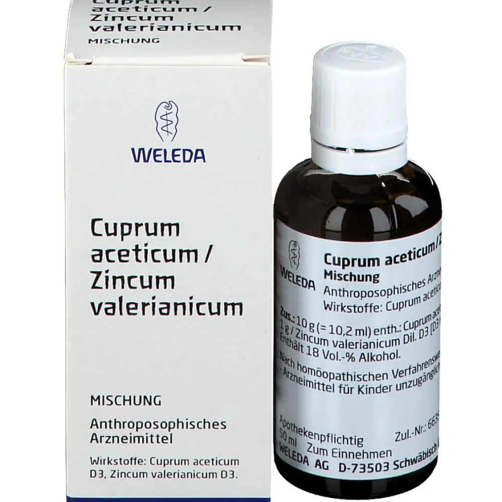 Cuprum Aceticum / Zincum valerianicum>WELEDA Sale