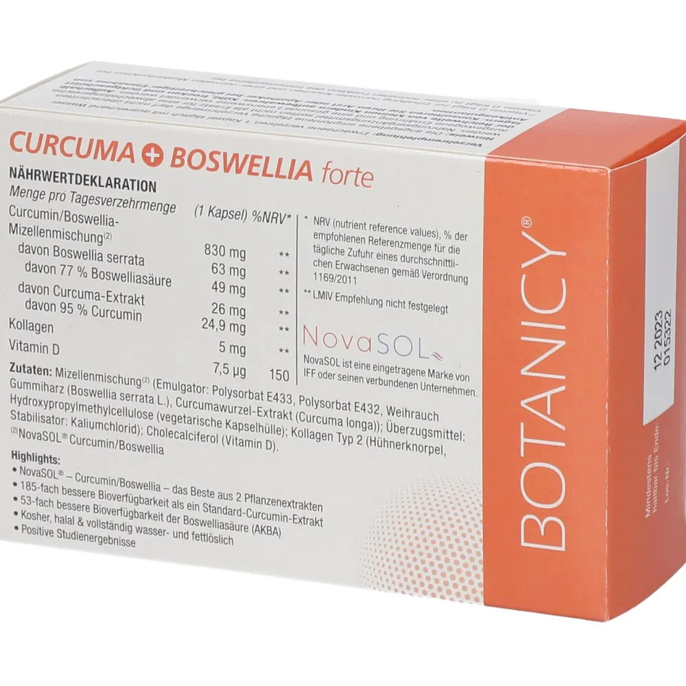 CURCUMA + BOSWELLIA forte – Kurkuma Weihrauch Kapseln> Discount