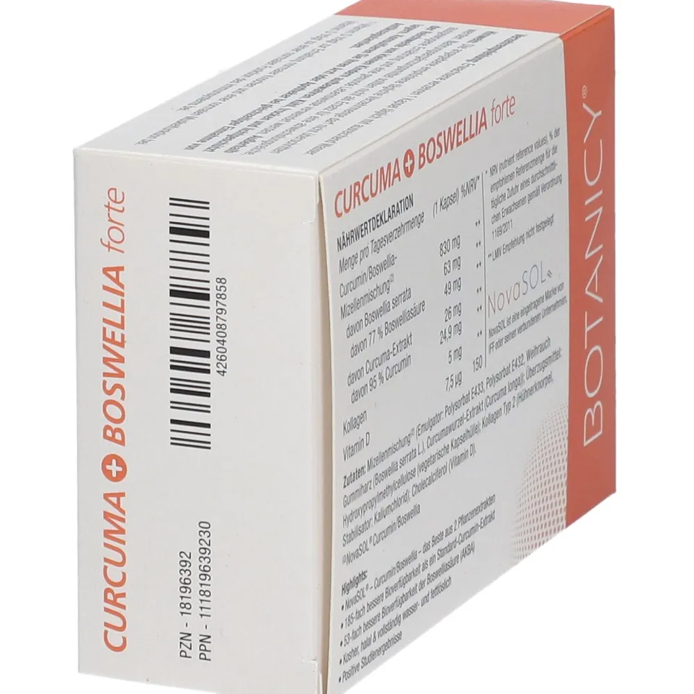CURCUMA + BOSWELLIA forte – Kurkuma Weihrauch Kapseln> Discount