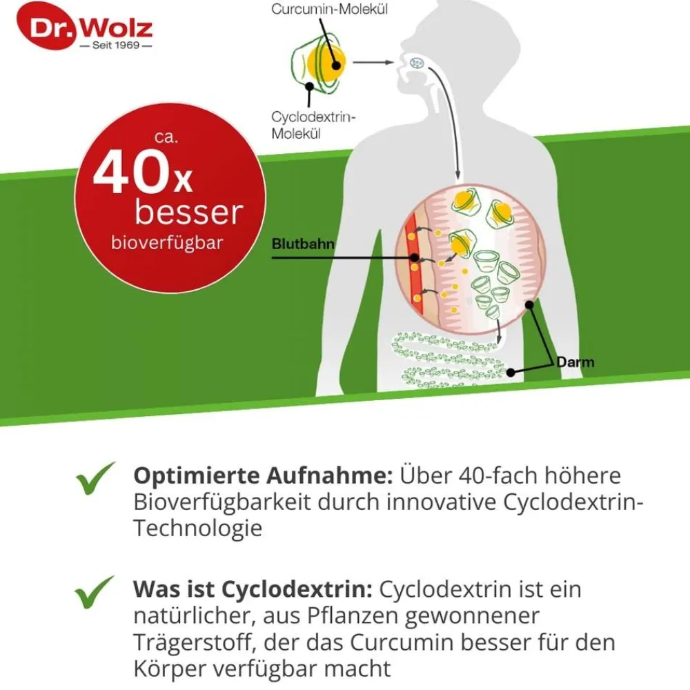 Curcumin Extrakt 45 Kapseln>Dr. Wolz Best