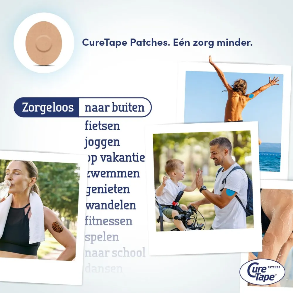 CureTape® Sensor Patch - Freestyle libre und Dexcom Sensor Fixierpflaster| Best