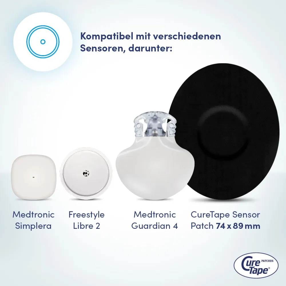 CureTape® Sensor Patch - Freestyle libre und Dexcom Sensor Fixierpflaster| Discount