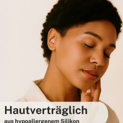CUXCES Ohrstöpsel – 21 dB Gehörschutz für Schlaf, Reisen & Konzerte – wiederverwendbar, 4 Größen><noscript><img width=