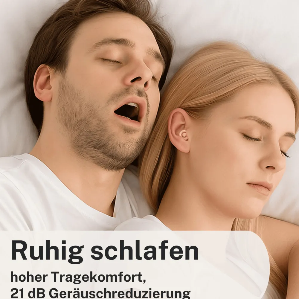 CUXCES Ohrstöpsel – 21 dB Gehörschutz für Schlaf, Reisen & Konzerte – wiederverwendbar, 4 Größen> Best