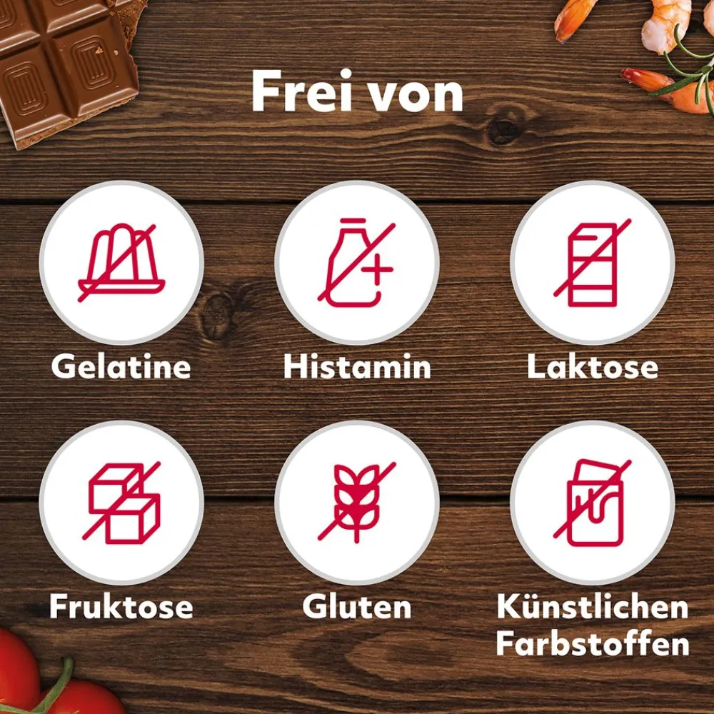 ® Tabletten zur Ergänzung des körpereigenen DAO-Enzyms zum Histaminabbau aus der Nahrung|Daosin