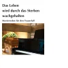 Das Leben wird durch das Sterben wachgehalten> New