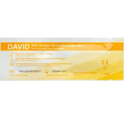 THC Drogentest Streifen 20ng/ml Cannabis drug test MHD: 30.06.2026>DAVID Sale