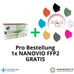COVID-19 Antigen Corona Test + Gratis Nanovio FFP2>DEEPBLUE Clearance