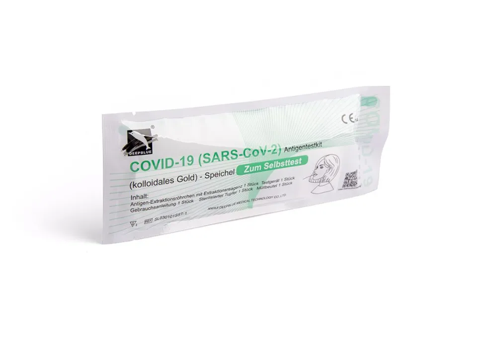 COVID-19 Lolli Test Antigen Test Kit CE1434 Selbsttest im Polybeutel>DEEPBLUE Discount