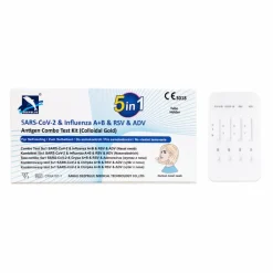 Deepblue 5in1 SARS-CoV-2, Influenza A/B, RSV, ADV Combo Laien-Schnelltest| Outlet