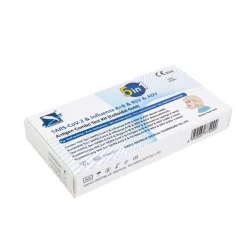 DeepBlue 5-in-1 Test COVID-19 (Alle Varianten), Grippe A/B, RSV, Adenovirus + Gratis Nanovio FFP2><noscript><img width=