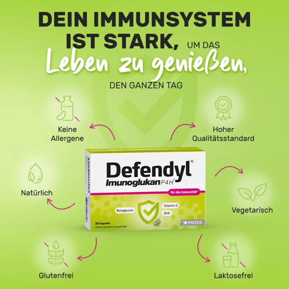 Defendyl-Imunoglukan P4H® Kapseln für Ihr Immunsystem> Online