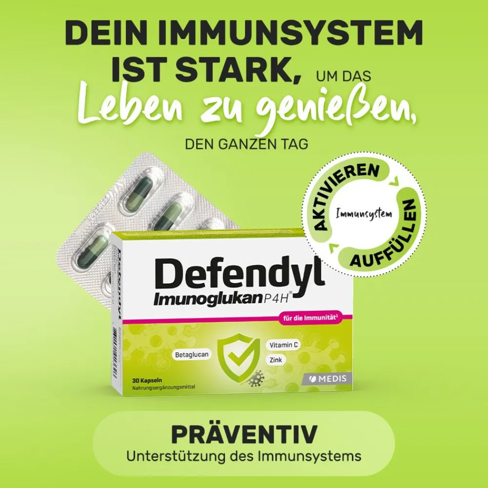 Defendyl-Imunoglukan P4H® Kapseln für Ihr Immunsystem> Online