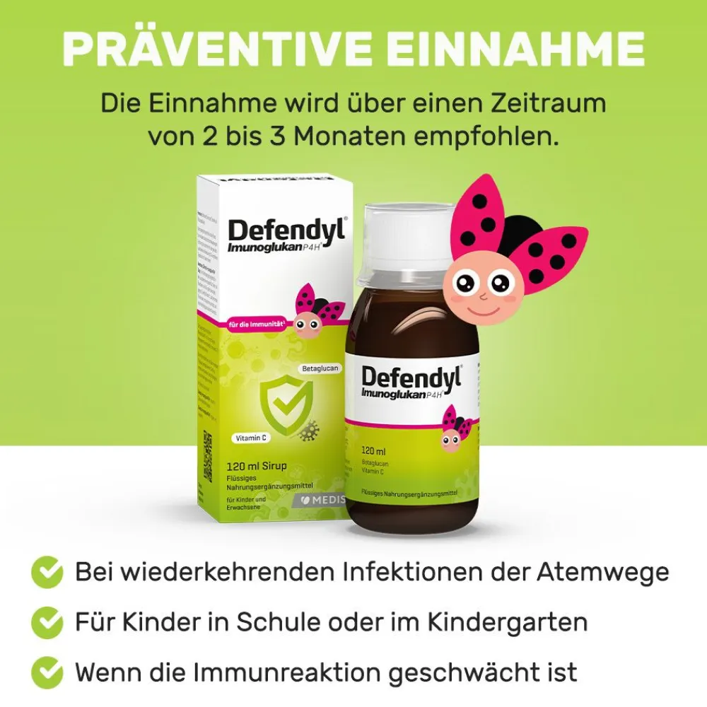 Defendyl-Imunoglukan P4H® Sirup für Ihr Immunsystem| Hot