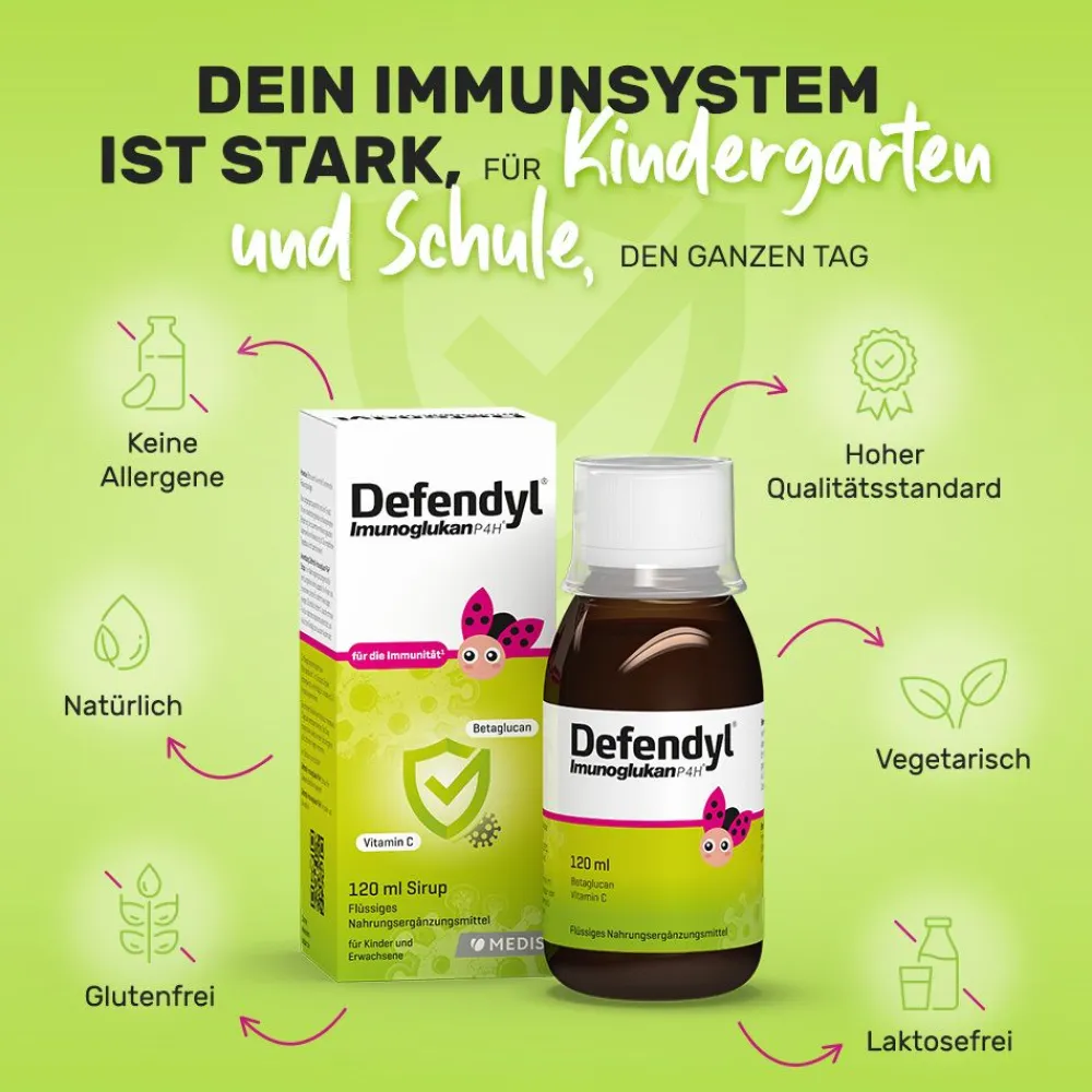 Defendyl-Imunoglukan P4H® Sirup für Ihr Immunsystem| Hot