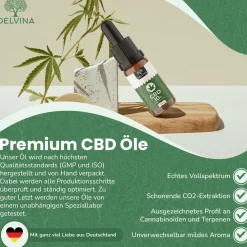 Delvina CBD Öl 10% Vollspektrum| Online
