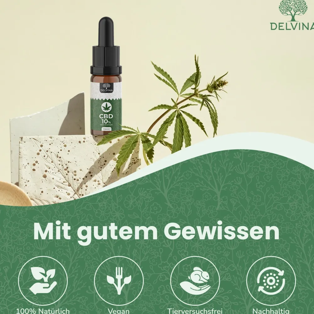 Delvina CBD Öl 10% Vollspektrum| Online