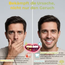 Delvina Mundflora - Lutschtabletten gegen Mundgeruch (Minzgeschmack)| New