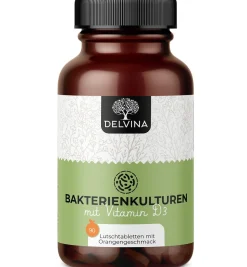 Delvina Mundflora - Lutschtabletten gegen Mundgeruch (Orangengeschmack)> Hot