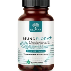 Delvina Mundflora PRO - Lutschtabletten gegen Mundgeruch (Minzgeschmack)> Discount