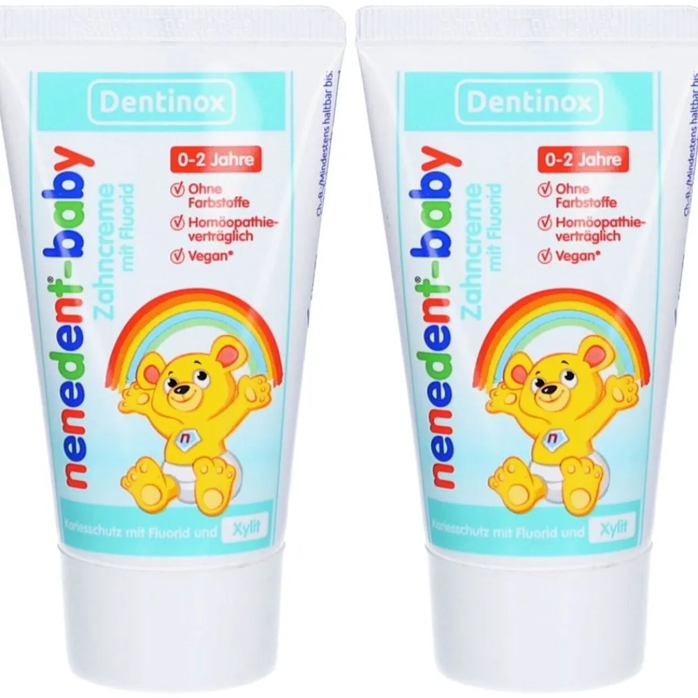 Dentinox® nenedent-baby Zahncreme mit Fluorid 0-2 Jahre| Best