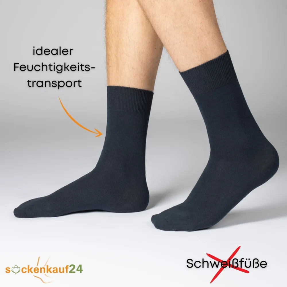Diabetiker Socken aus 100% Baumwolle|sockenkauf24 Outlet
