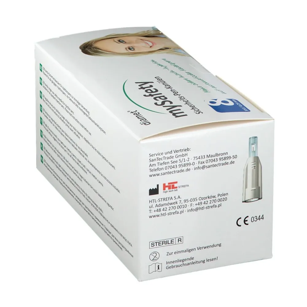 diamet® mySafety Sicherheits-Pen-Kanüle 31 G 0,25 mm x 8 mm| Outlet