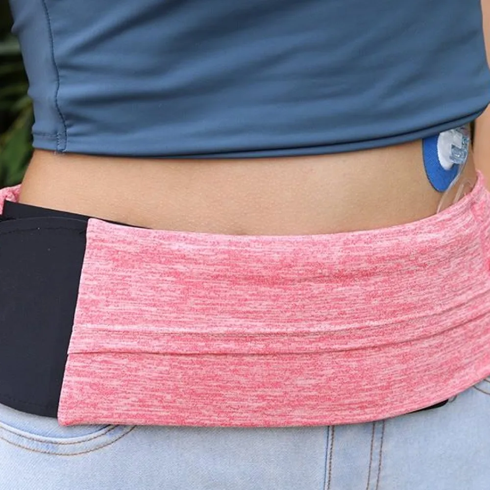 Diasticker® Bauchgurt für Insulinpumpe "Light Pink"> Outlet