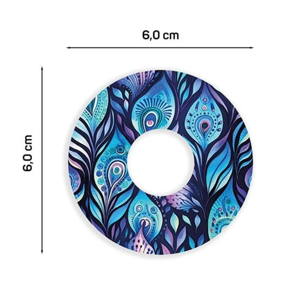 Diasticker® Freestyle Libre 3 / 3 Plus Fixiertapes "Batik Peacock"> New