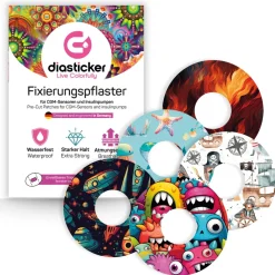Diasticker® Freestyle Libre 3 / 3 Plus Fixiertapes "Mix-Paket Playtime"| Clearance
