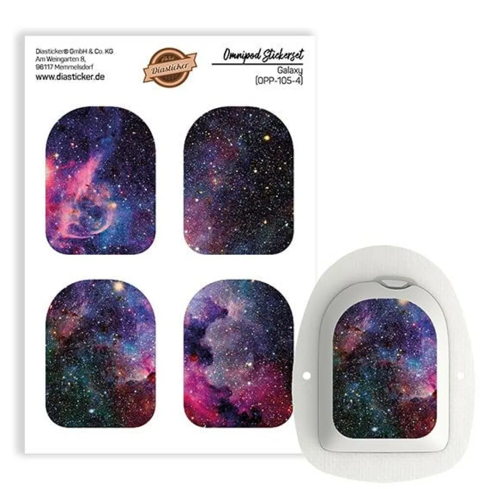 Diasticker® Omnipod Stickerset "Galaxy"> Best
