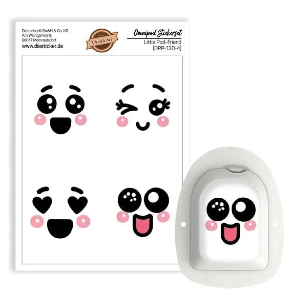 Diasticker® Omnipod Stickerset "Little Pod-Friends"|