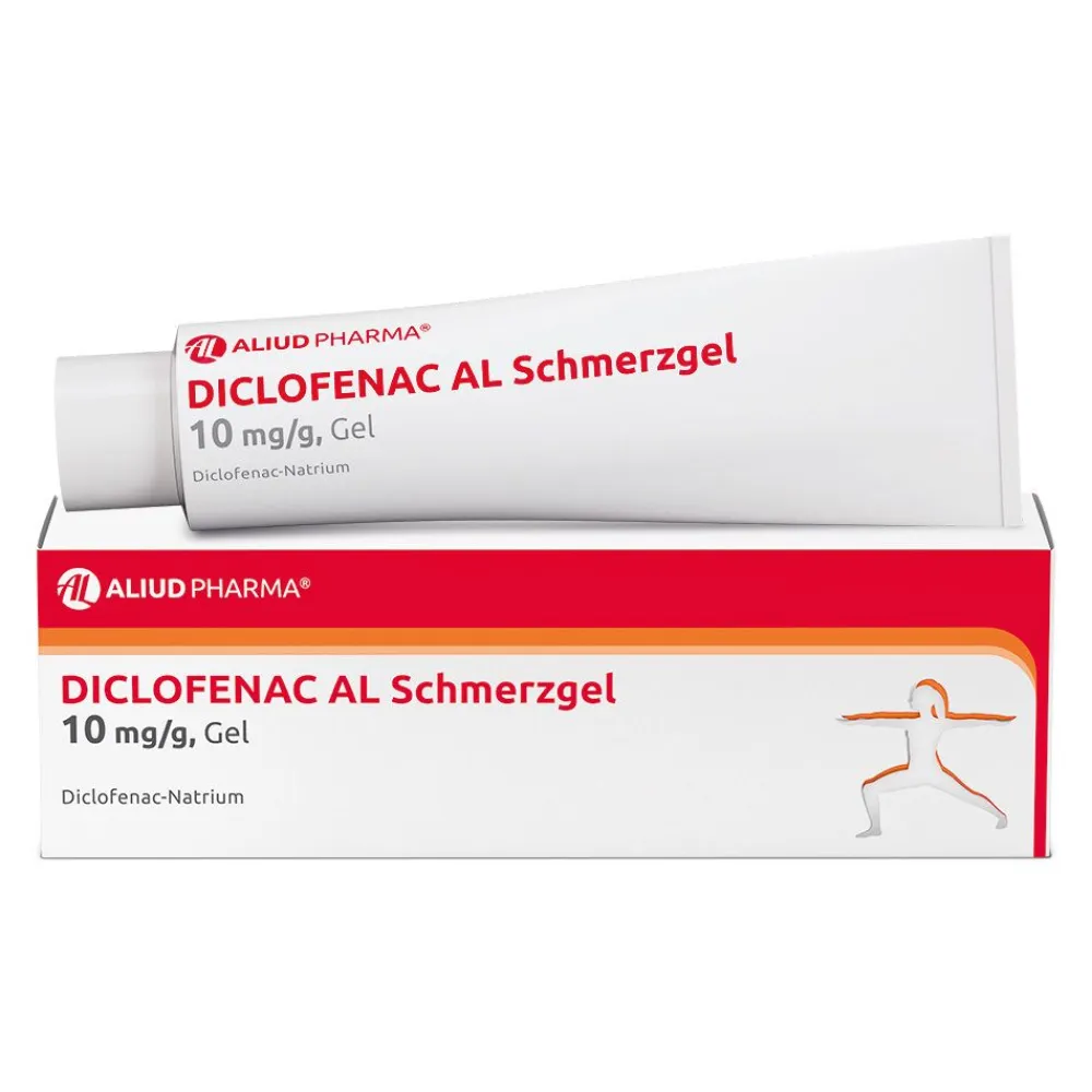 Diclofenac AL Schmerzgel 10 mg / g für akute Muskelschmerzen bei Erwachsenen>